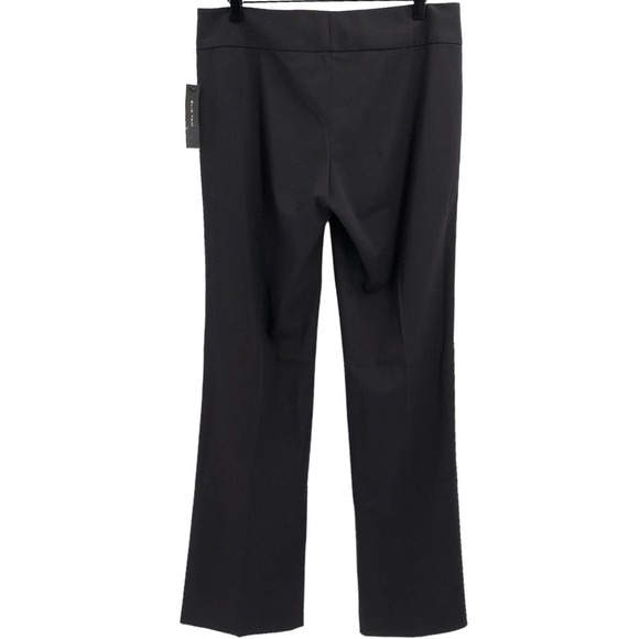 Elie Tahari NEW Womens Size 8 Wool Blend Eileen Trouser Black Pants Flat Front - Picture 2 of 7